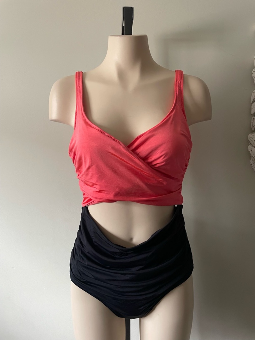 Everyday Sunday Wrap Cutout One Piece Swimsuit Size 12